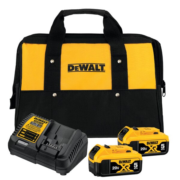 20V MAX 5.0Ah Starter Kit w/ 2 Batt